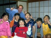 Mike with Kuse class students